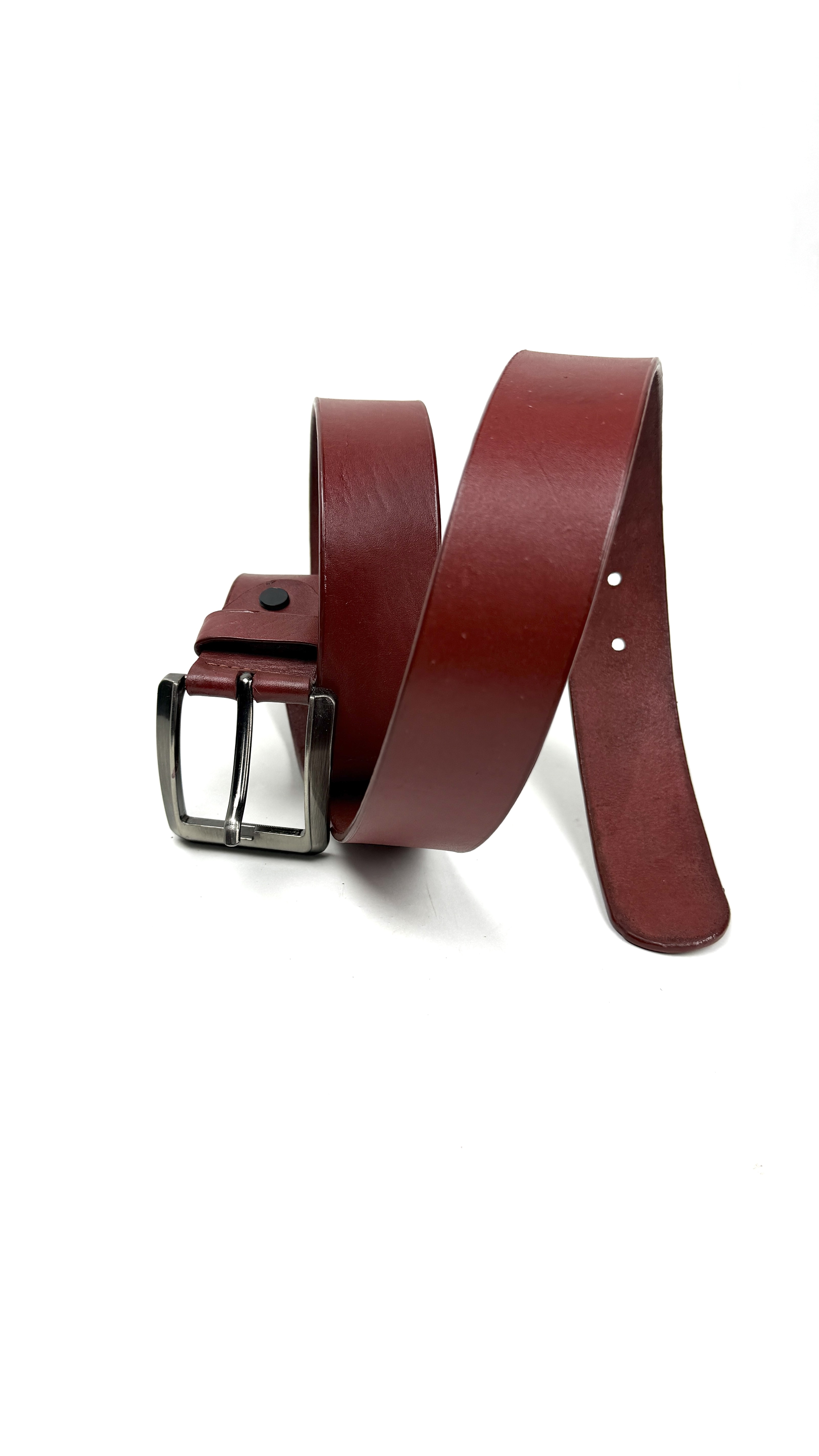 Verno Burgundy Belt