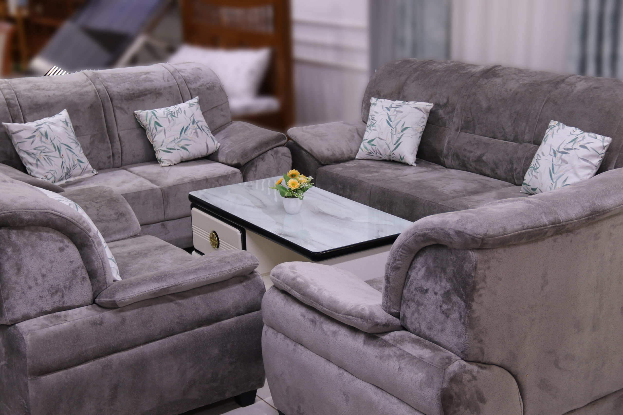 7-seater Plush Couch